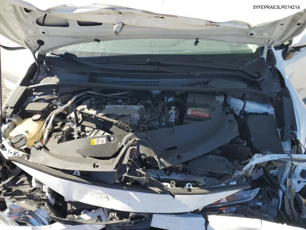 5YFEPRAE3LP074216 2020 Toyota Corolla Le