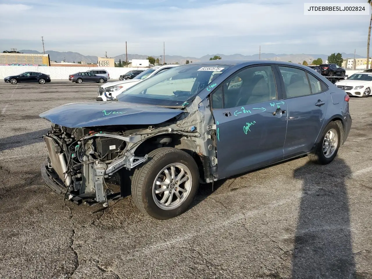 JTDEBRBE5LJ002824 2020 Toyota Corolla Le