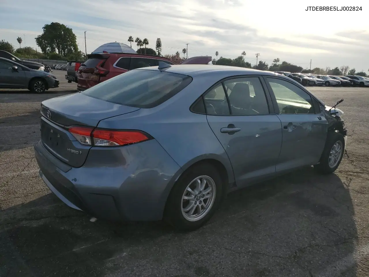 JTDEBRBE5LJ002824 2020 Toyota Corolla Le
