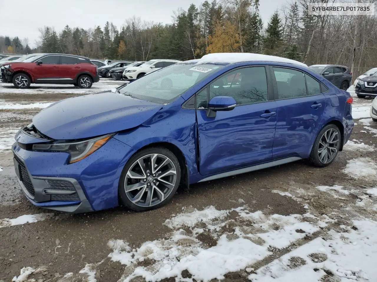 5YFB4RBE7LP017835 2020 Toyota Corolla Se