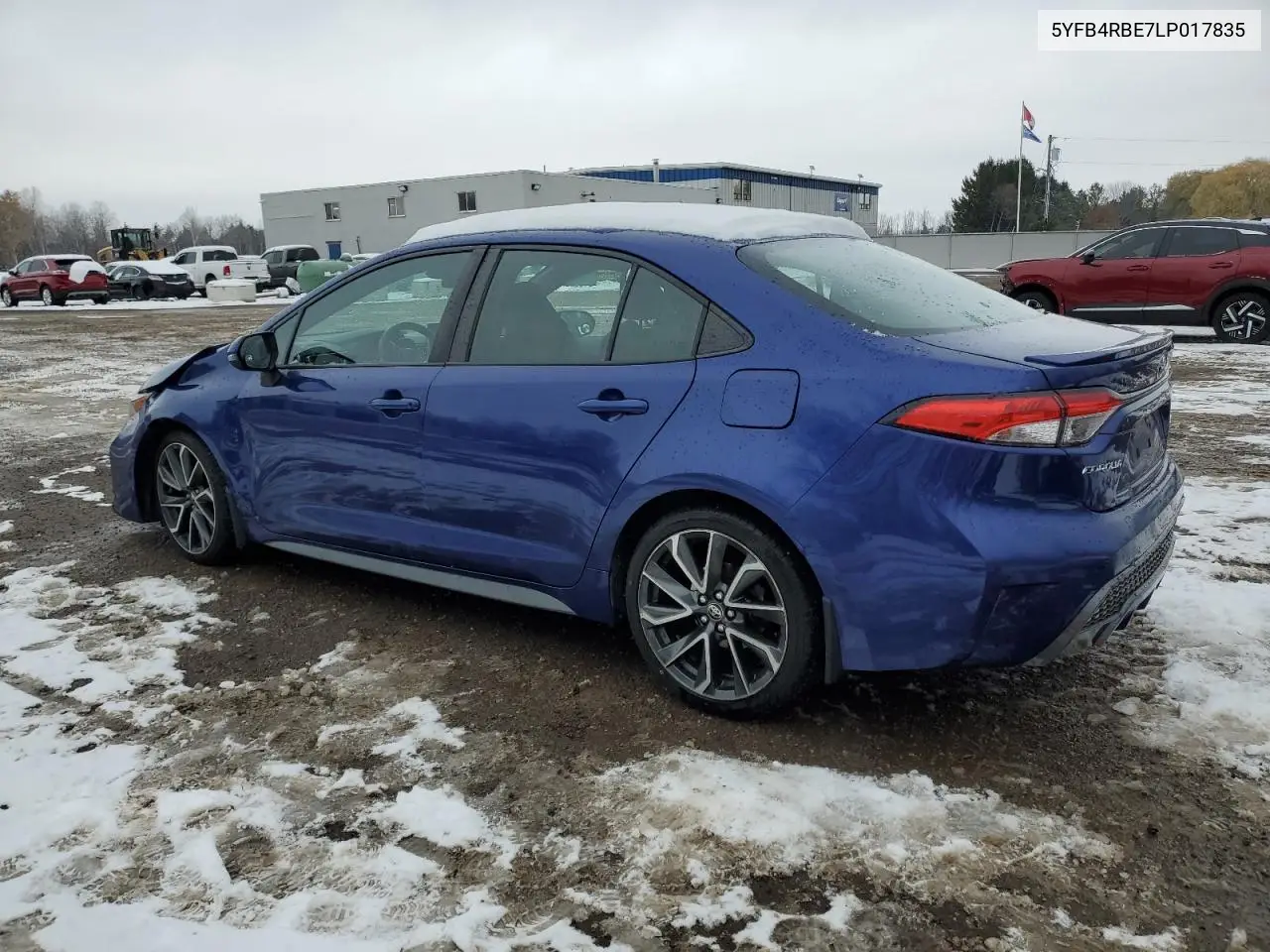 5YFB4RBE7LP017835 2020 Toyota Corolla Se