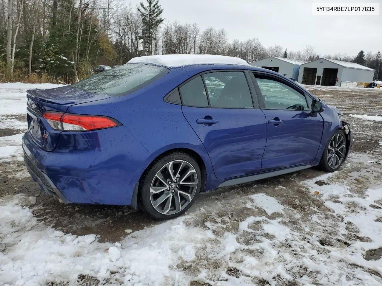 5YFB4RBE7LP017835 2020 Toyota Corolla Se
