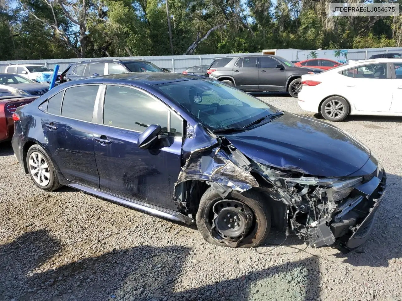 JTDEPRAE6LJ054675 2020 Toyota Corolla Le