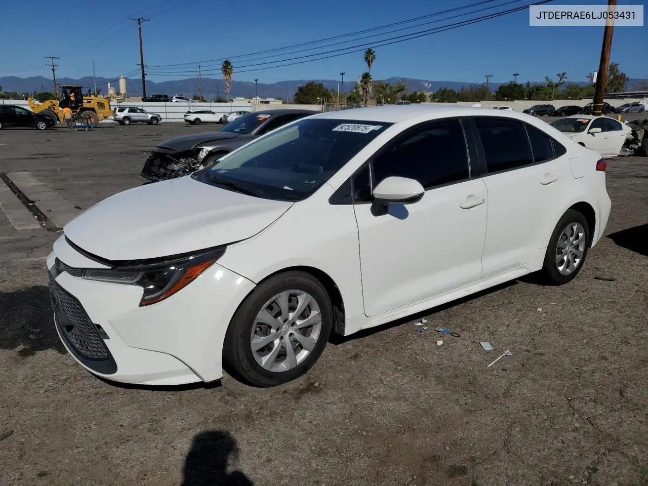 JTDEPRAE6LJ053431 2020 Toyota Corolla Le