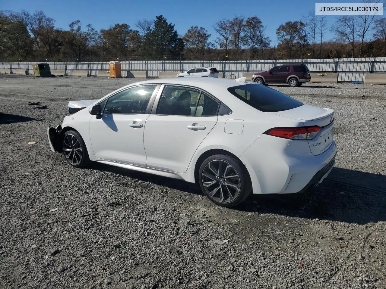 JTDS4RCE5LJ030179 2020 Toyota Corolla Se