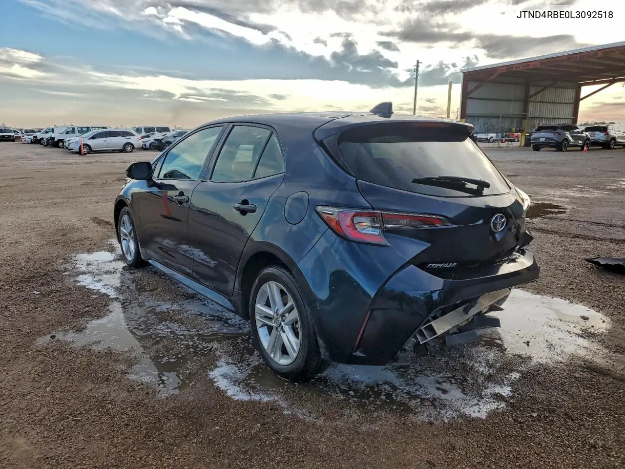 JTND4RBE0L3092518 2020 Toyota Corolla Se