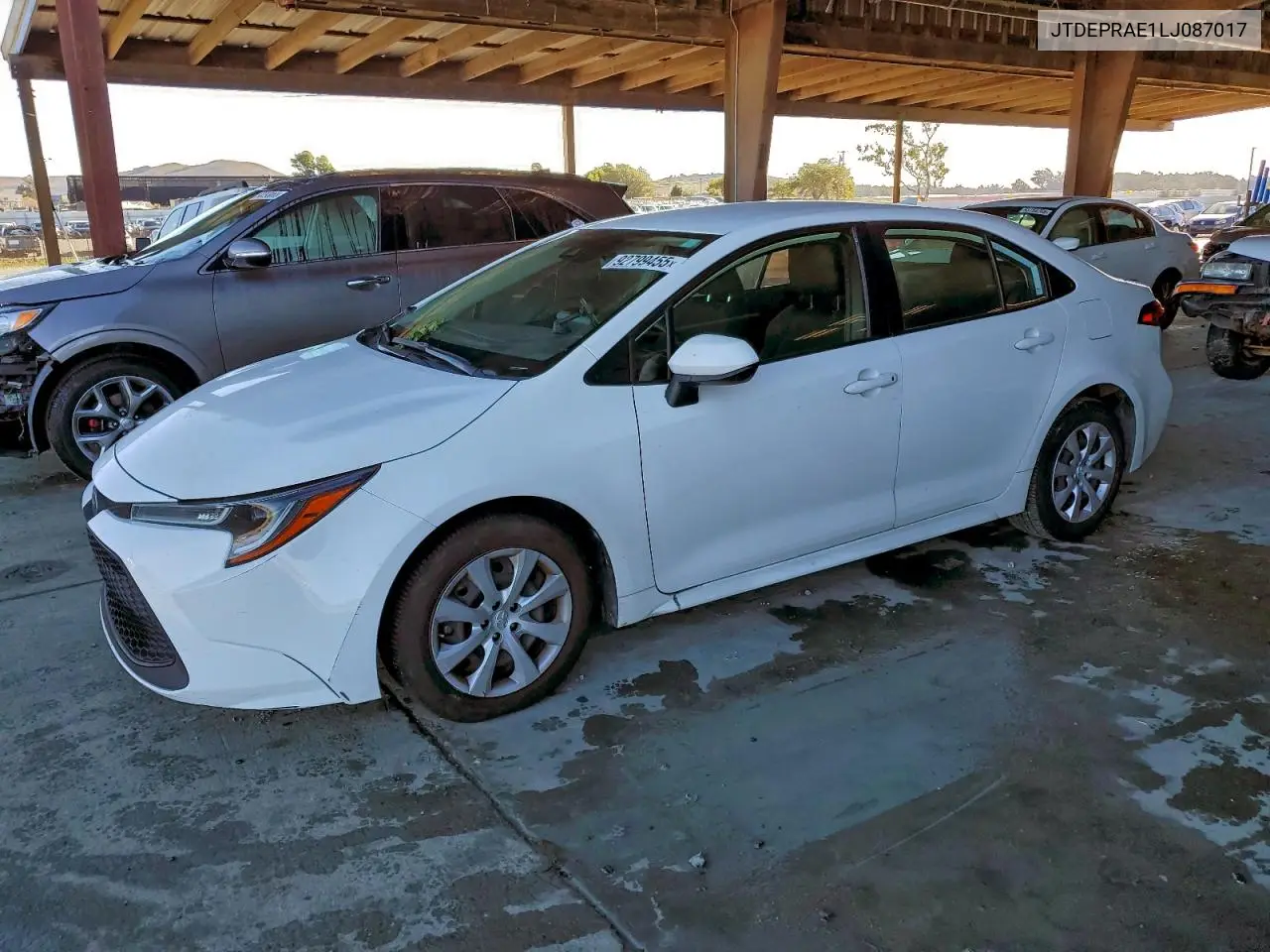 JTDEPRAE1LJ087017 2020 Toyota Corolla Le
