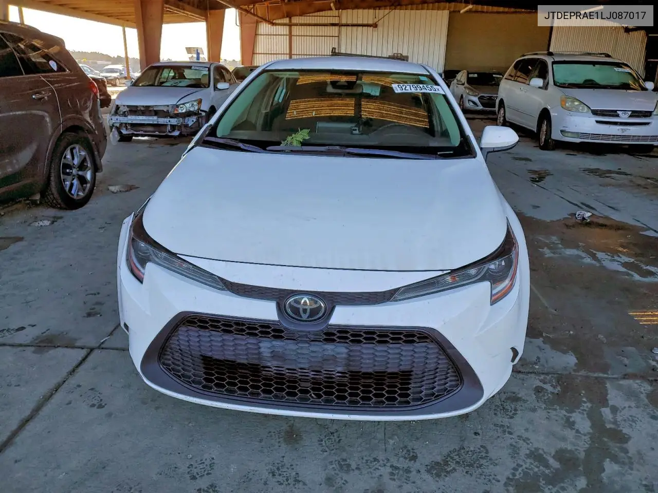 JTDEPRAE1LJ087017 2020 Toyota Corolla Le