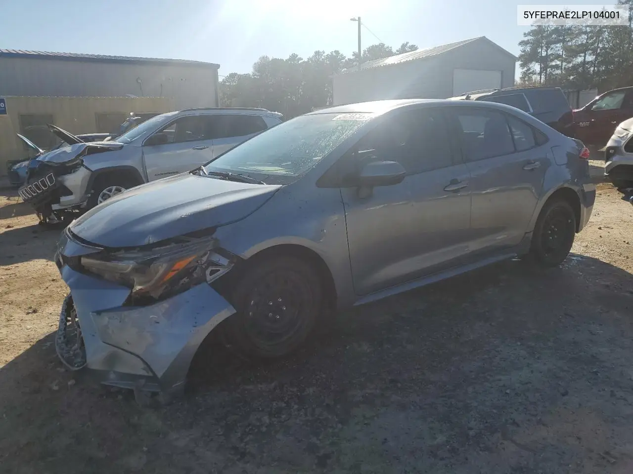 5YFEPRAE2LP104001 2020 Toyota Corolla Le