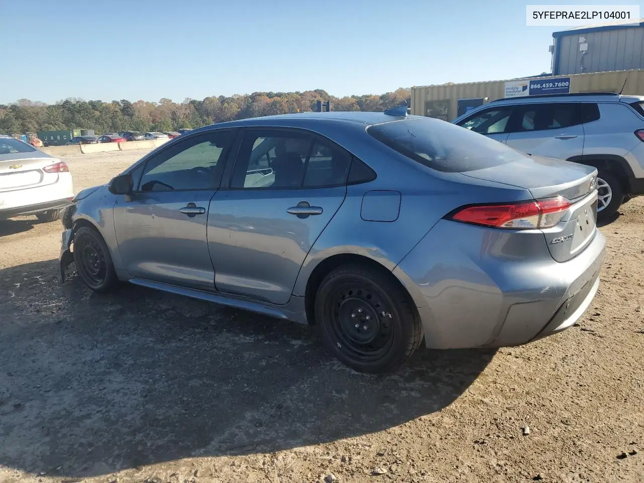 5YFEPRAE2LP104001 2020 Toyota Corolla Le