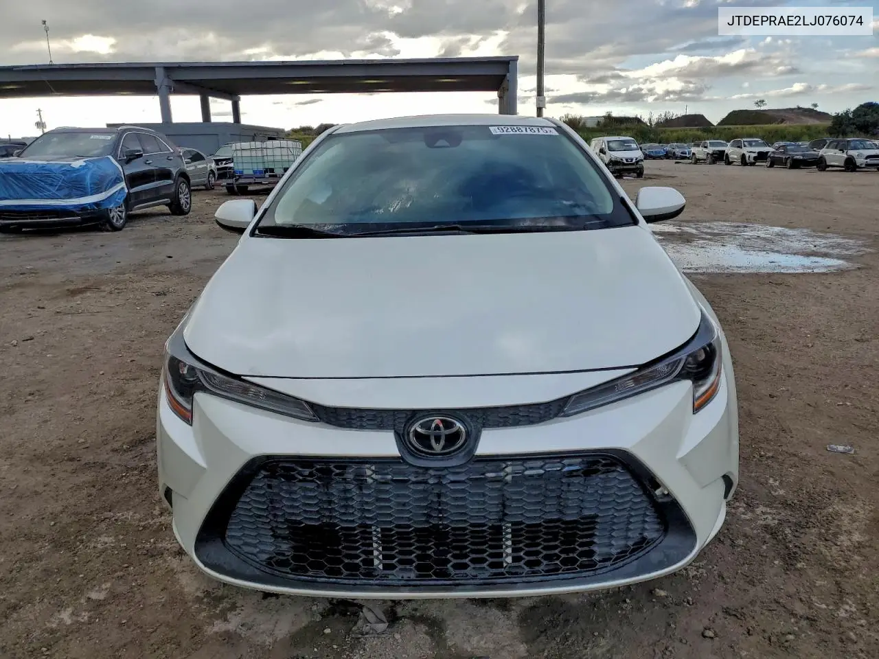 JTDEPRAE2LJ076074 2020 Toyota Corolla Le