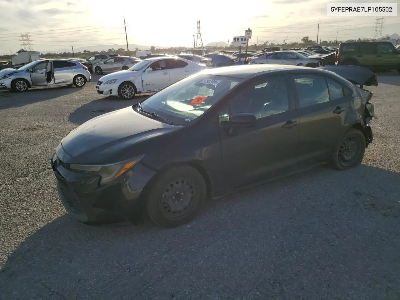 5YFEPRAE7LP105502 2020 Toyota Corolla Le