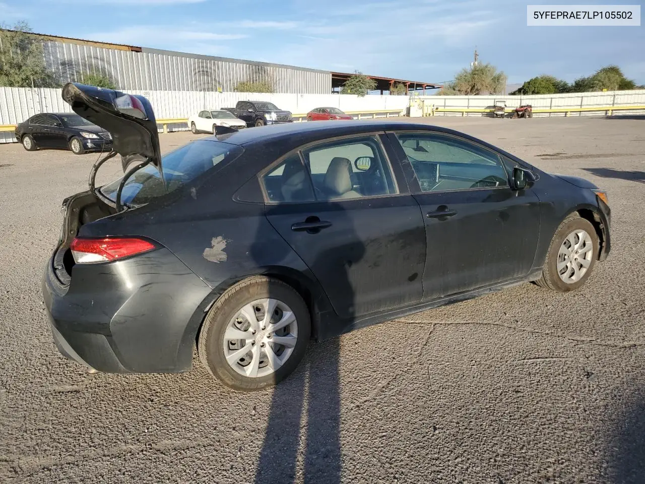 5YFEPRAE7LP105502 2020 Toyota Corolla Le