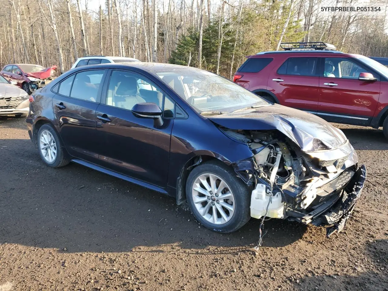 5YFBPRBE8LP051354 2020 Toyota Corolla Le