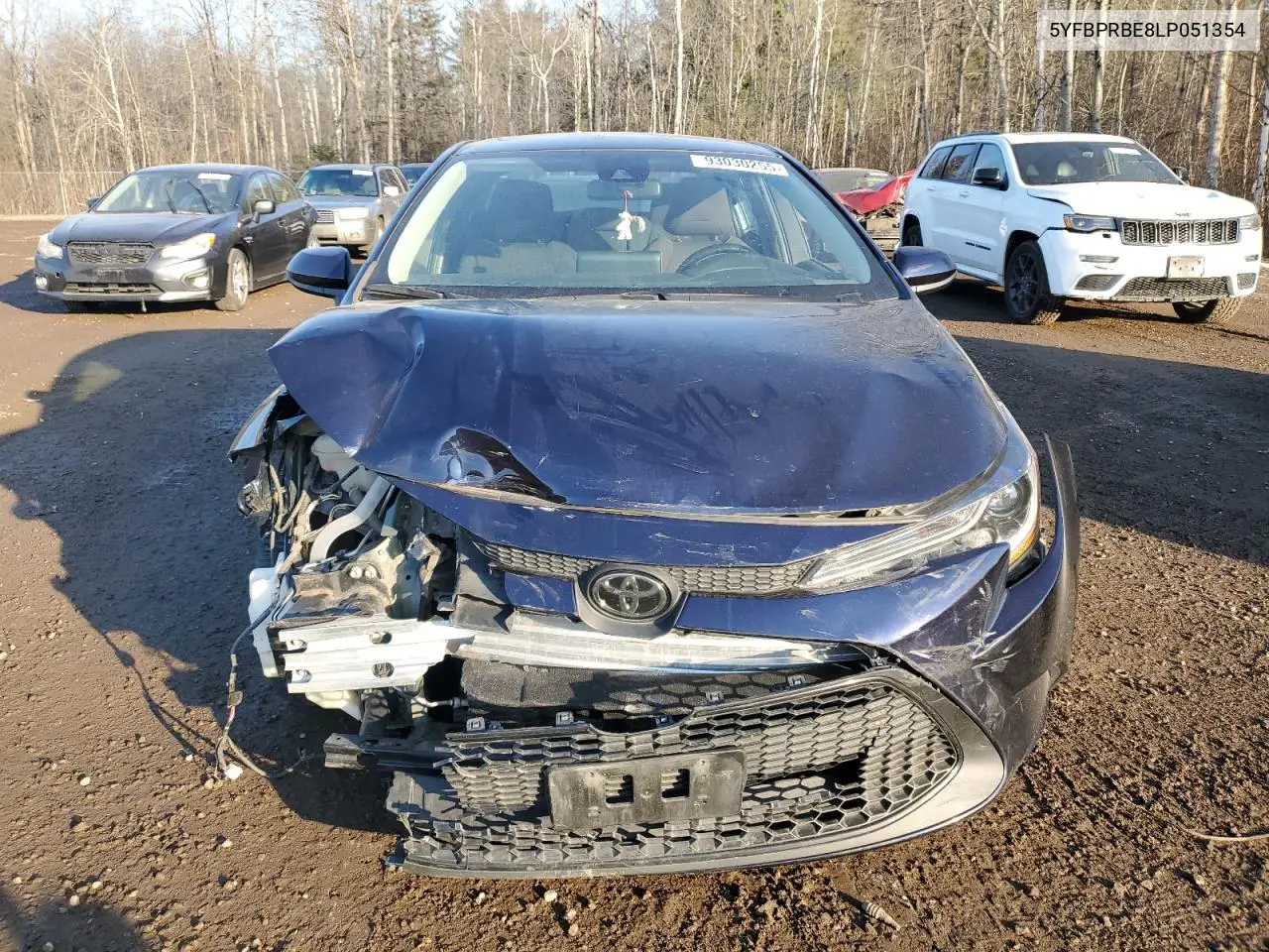 5YFBPRBE8LP051354 2020 Toyota Corolla Le