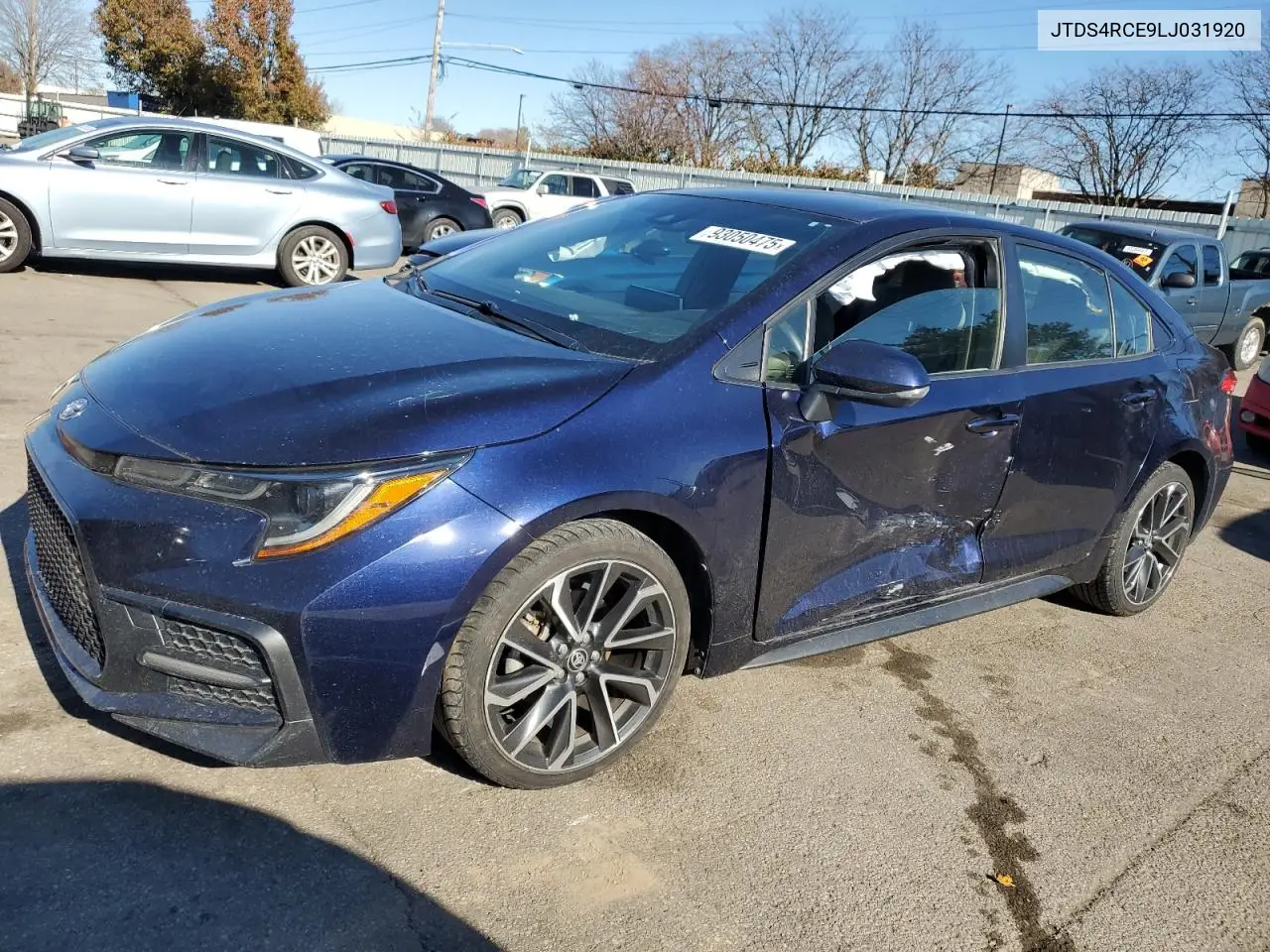 JTDS4RCE9LJ031920 2020 Toyota Corolla Se