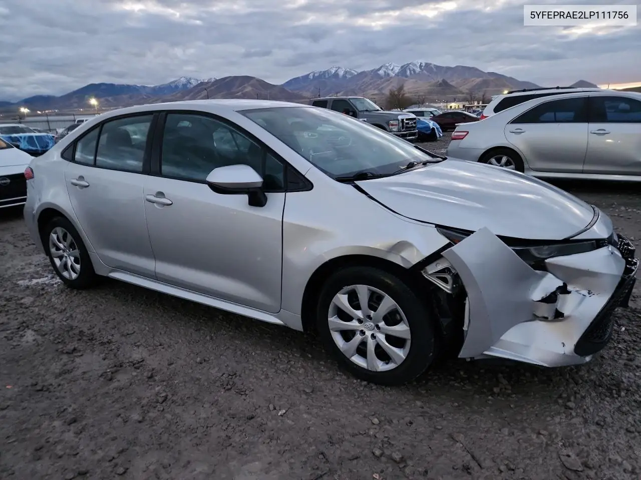 5YFEPRAE2LP111756 2020 Toyota Corolla Le