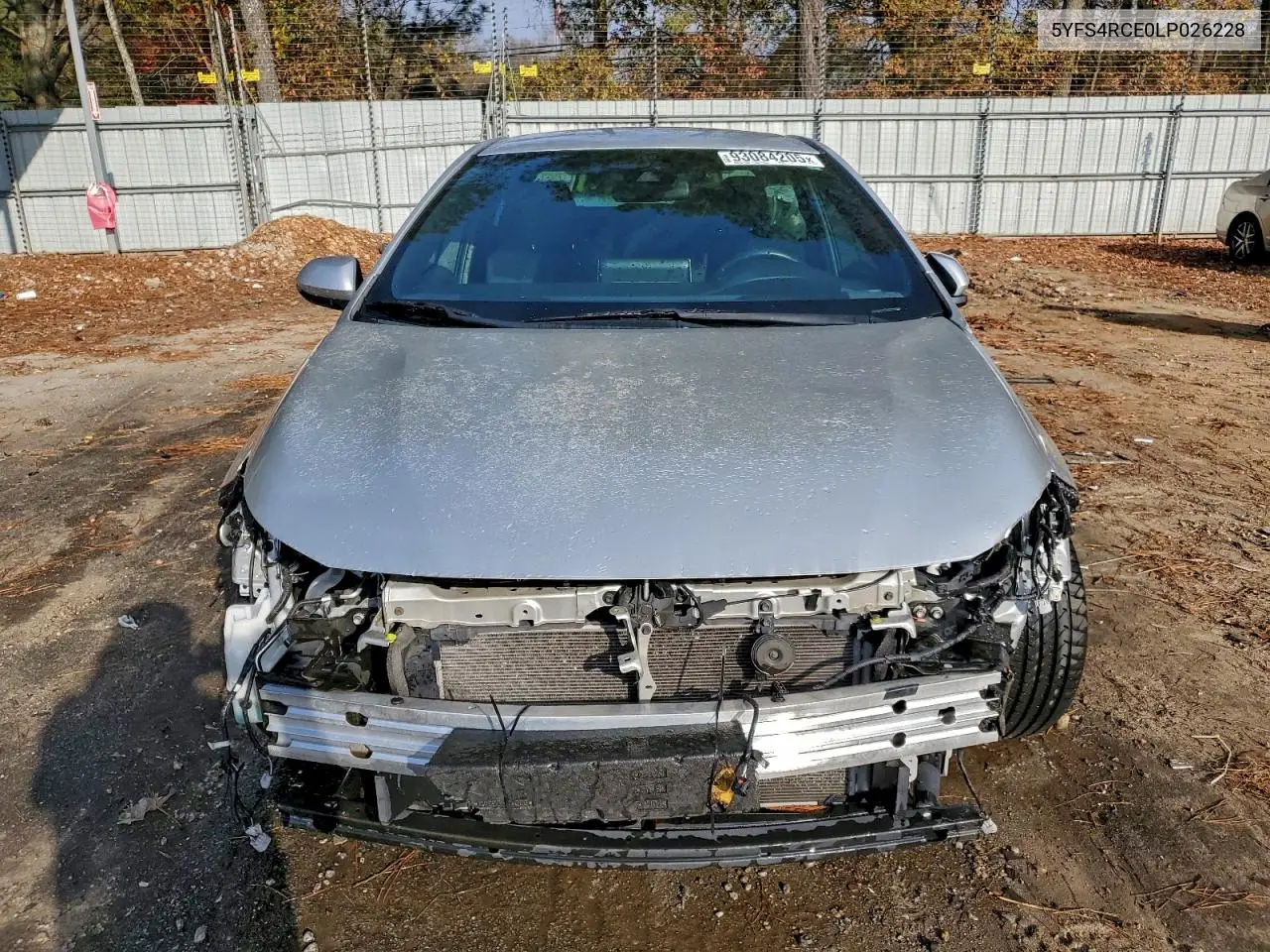 5YFS4RCE0LP026228 2020 Toyota Corolla Se