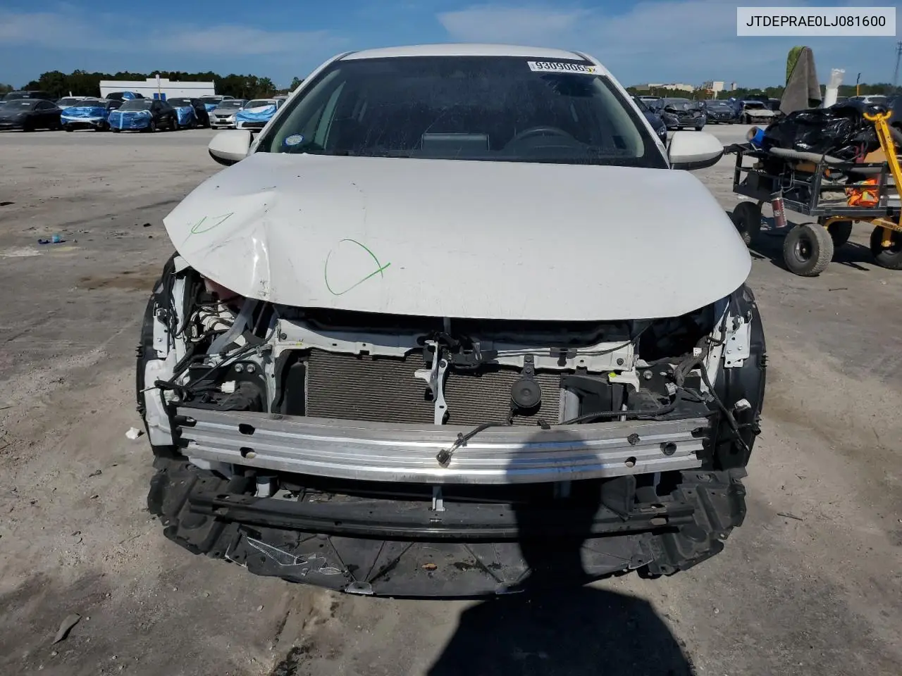 JTDEPRAE0LJ081600 2020 Toyota Corolla Le