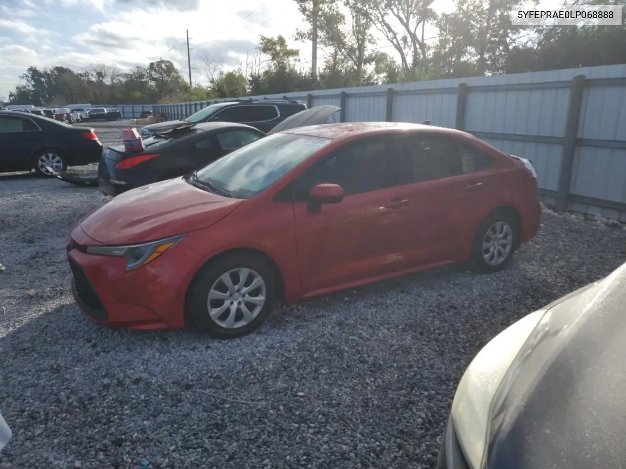 5YFEPRAE0LP068888 2020 Toyota Corolla Le
