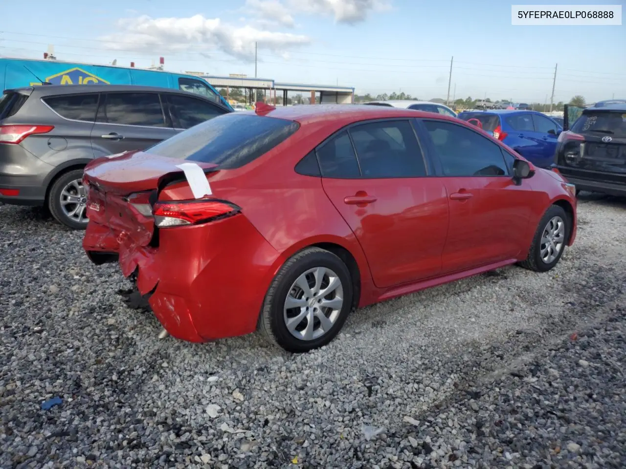 5YFEPRAE0LP068888 2020 Toyota Corolla Le