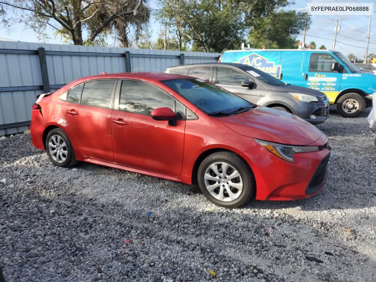 5YFEPRAE0LP068888 2020 Toyota Corolla Le
