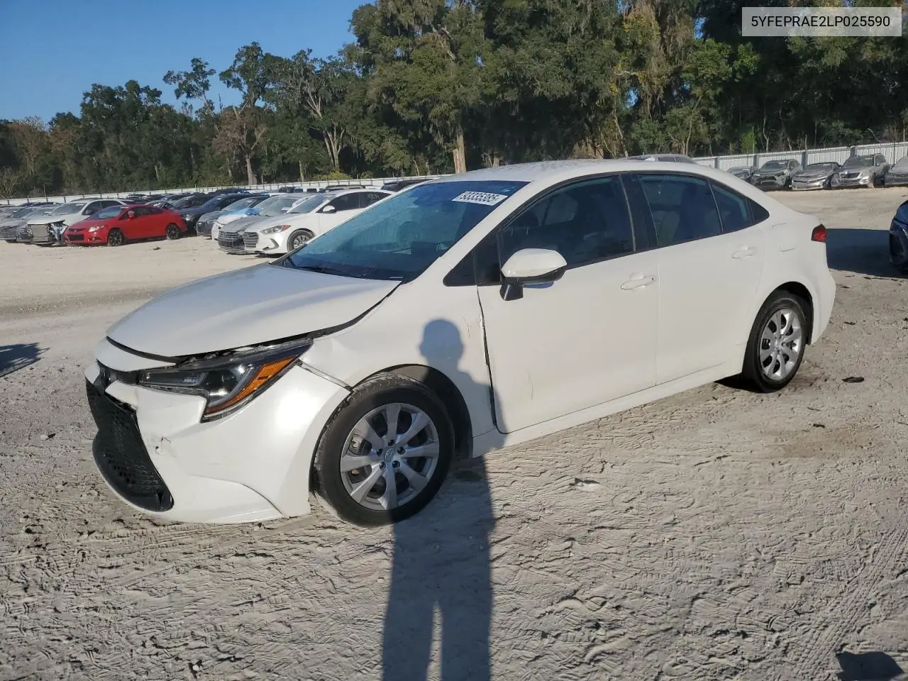 5YFEPRAE2LP025590 2020 Toyota Corolla Le