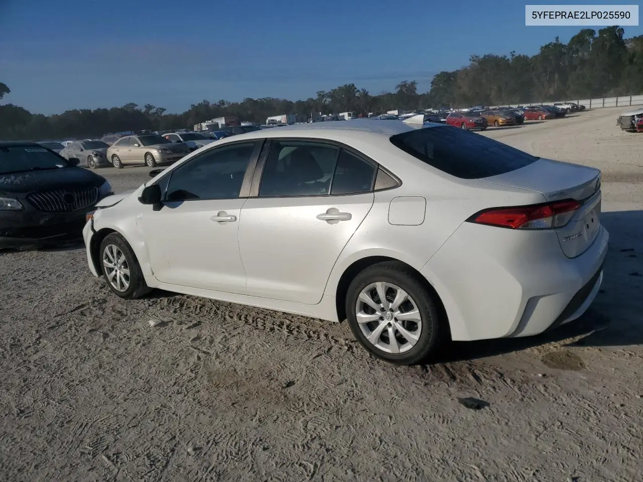 5YFEPRAE2LP025590 2020 Toyota Corolla Le