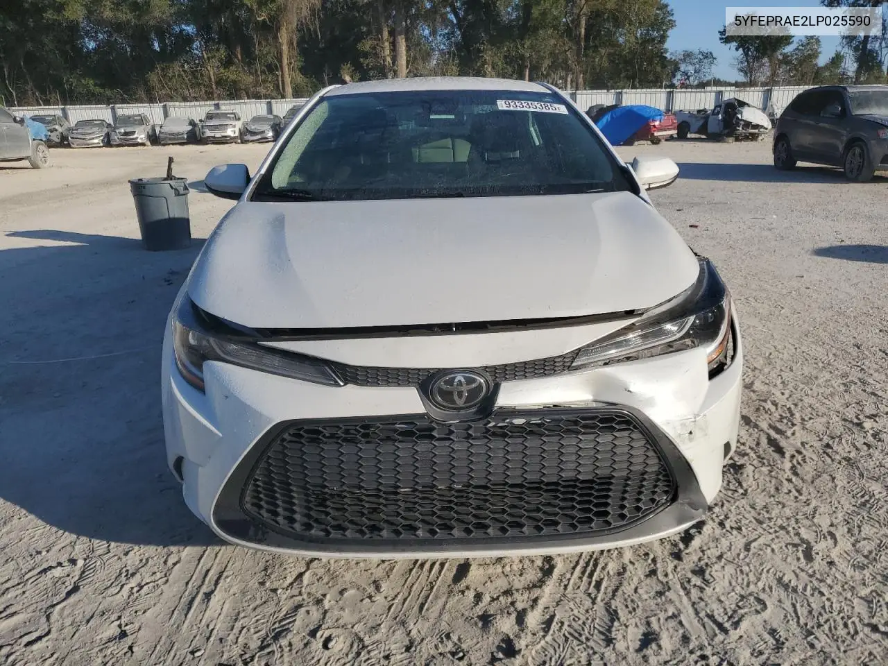 5YFEPRAE2LP025590 2020 Toyota Corolla Le