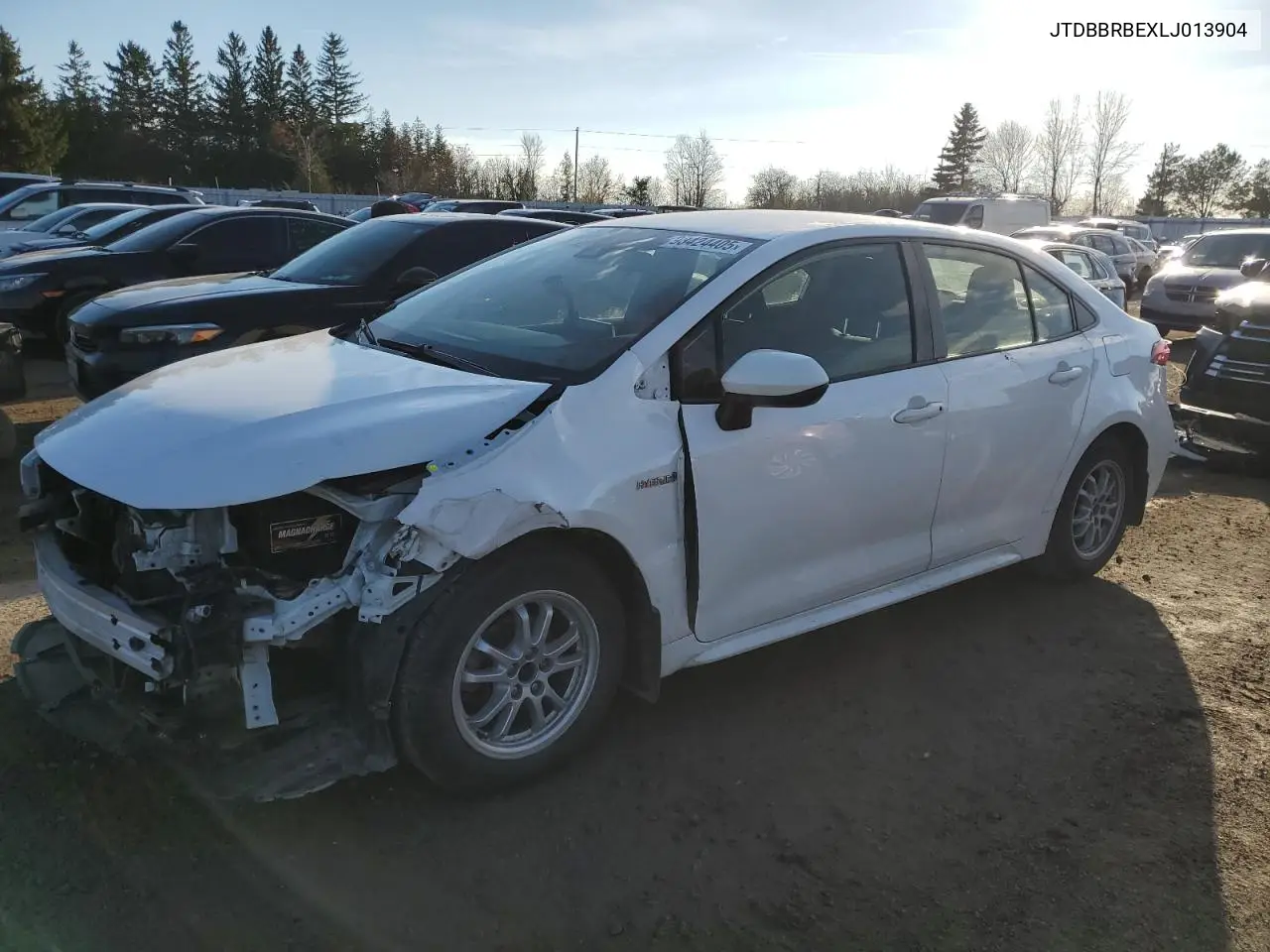 JTDBBRBEXLJ013904 2020 Toyota Corolla Le