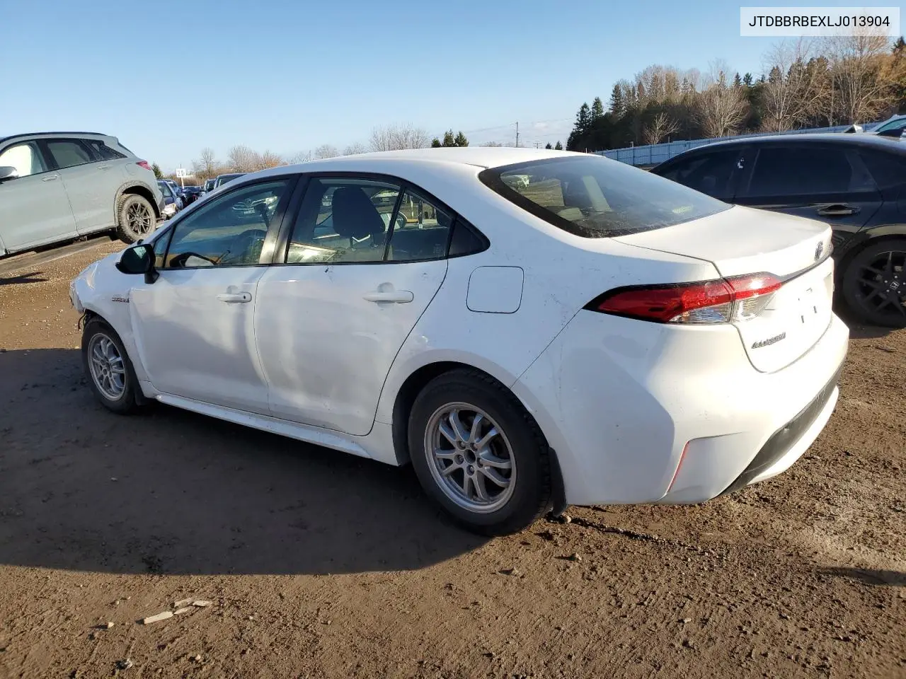 JTDBBRBEXLJ013904 2020 Toyota Corolla Le
