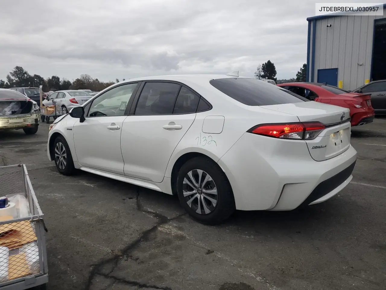JTDEBRBEXLJ030957 2020 Toyota Corolla Le