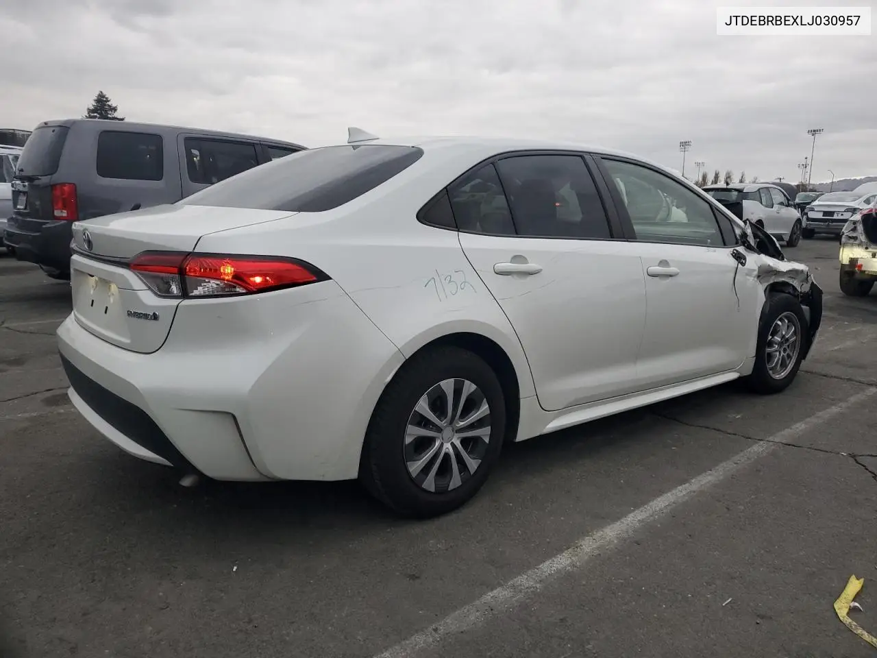 JTDEBRBEXLJ030957 2020 Toyota Corolla Le