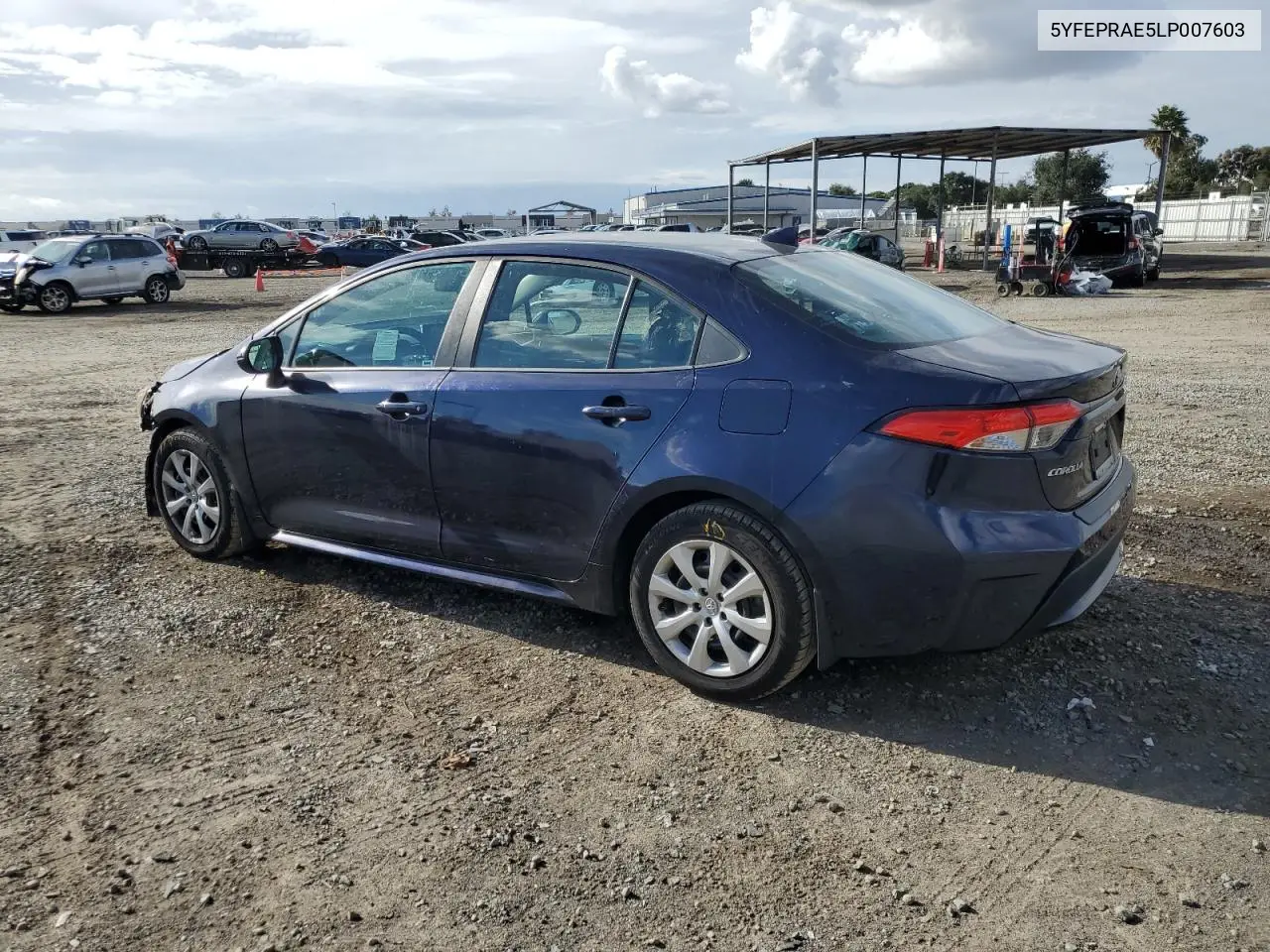 5YFEPRAE5LP007603 2020 Toyota Corolla Le