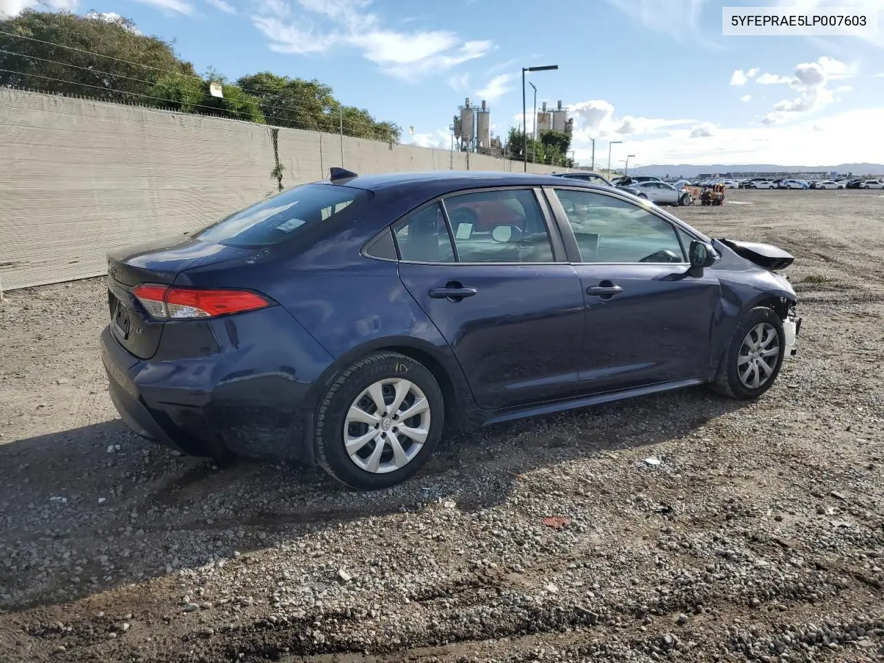 5YFEPRAE5LP007603 2020 Toyota Corolla Le