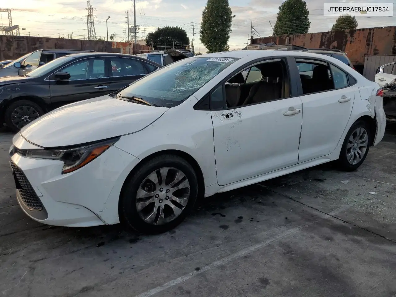 JTDEPRAE8LJ017854 2020 Toyota Corolla Le