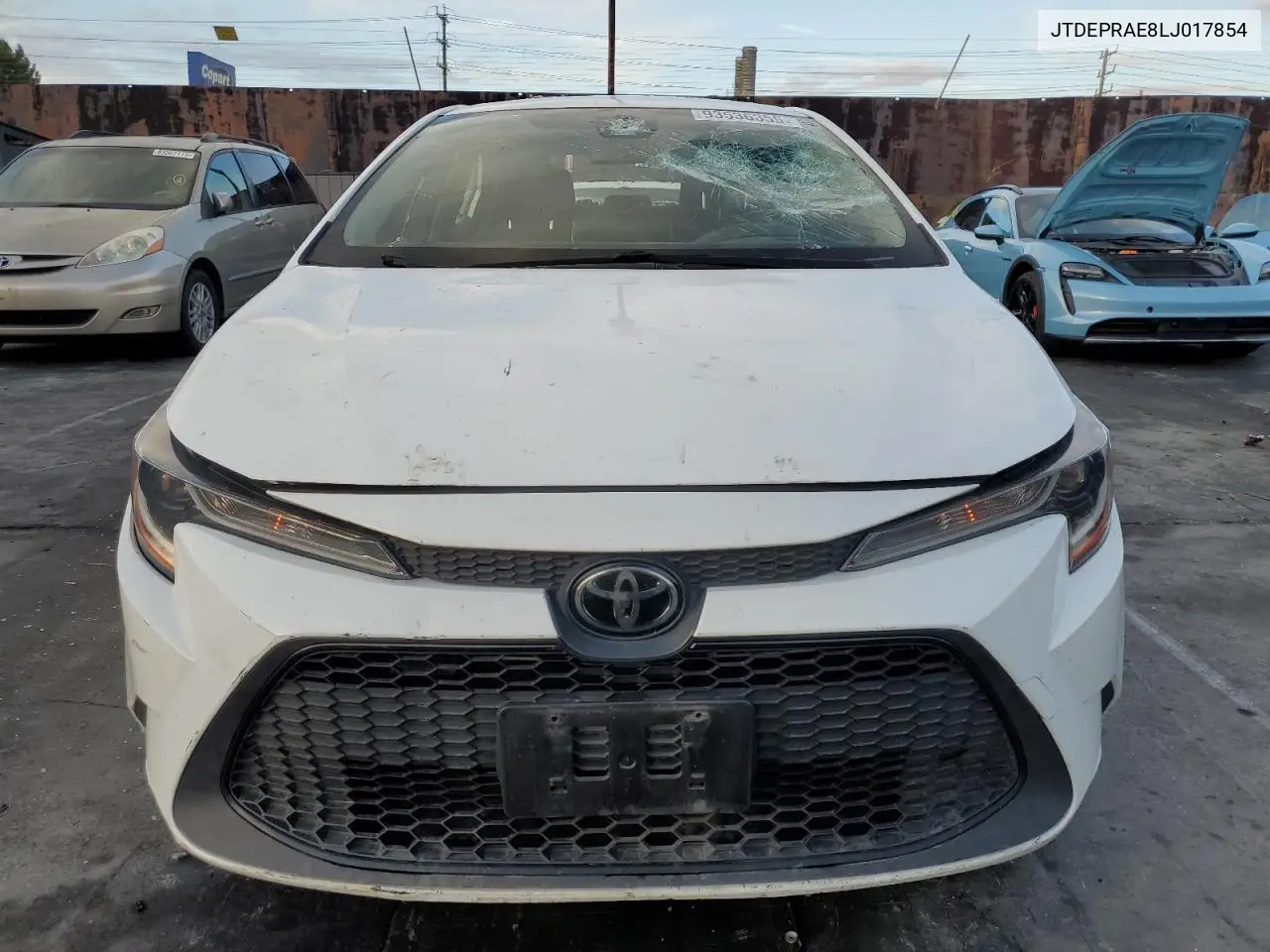 JTDEPRAE8LJ017854 2020 Toyota Corolla Le