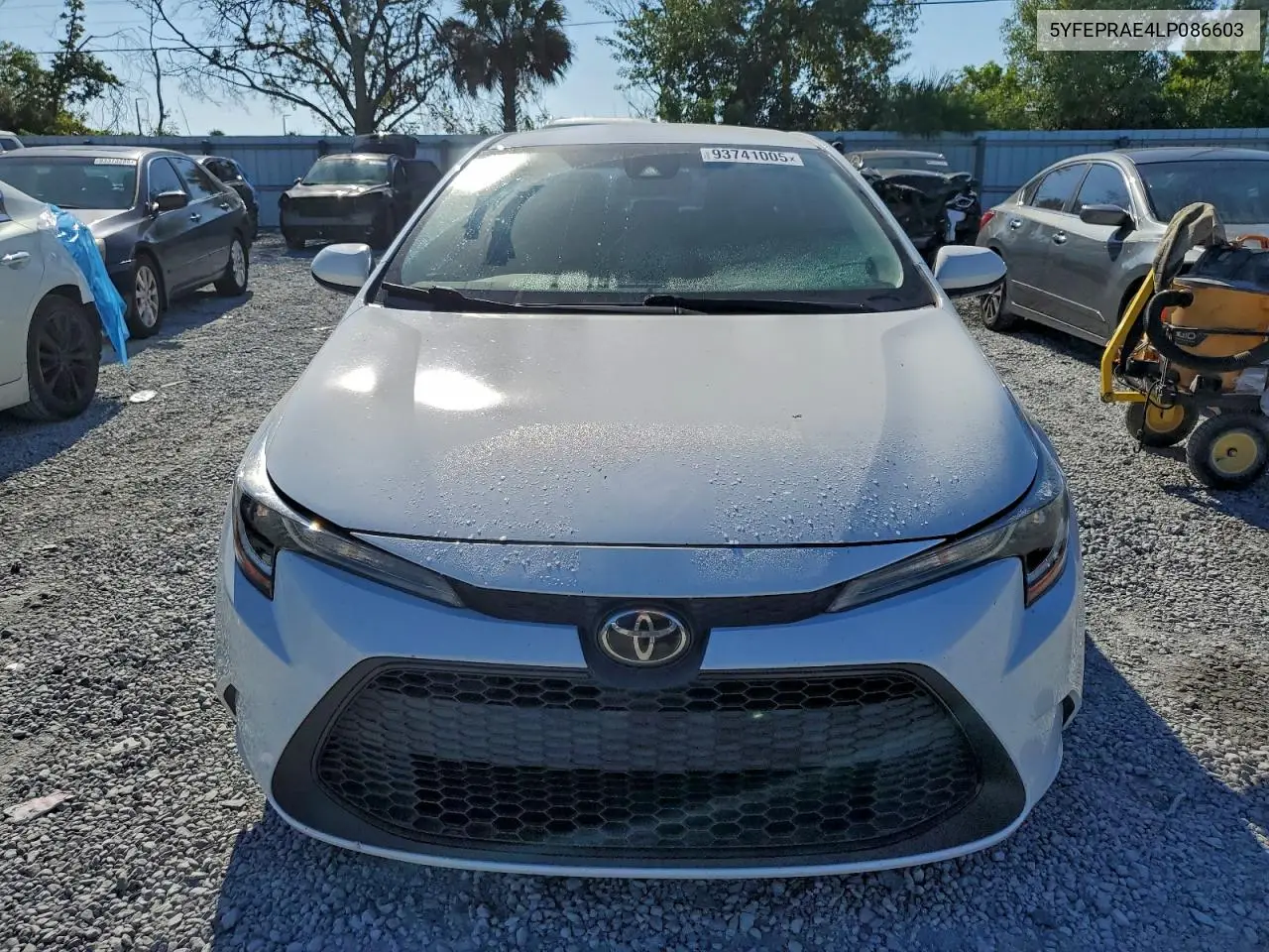 5YFEPRAE4LP086603 2020 Toyota Corolla Le