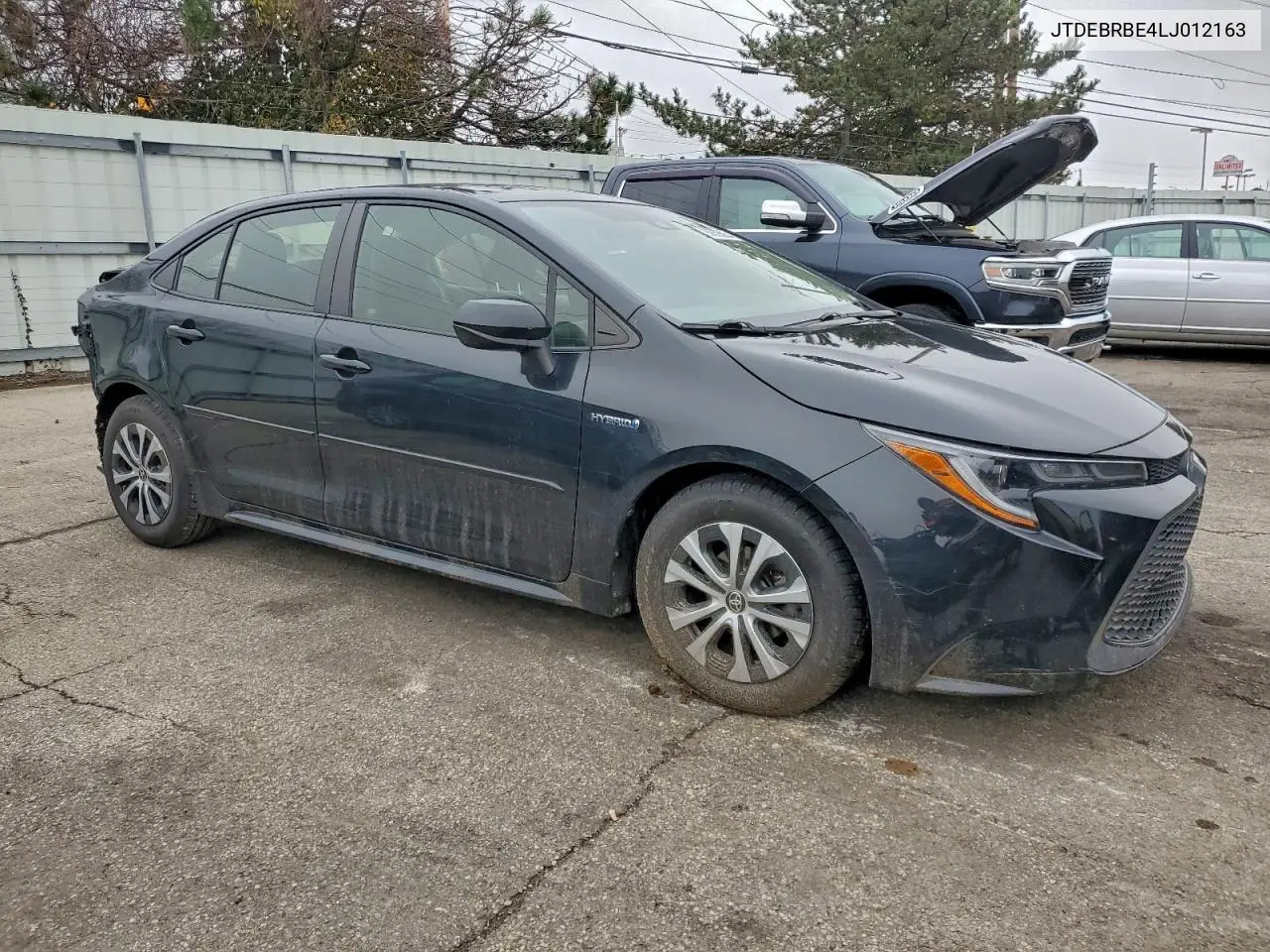 JTDEBRBE4LJ012163 2020 Toyota Corolla Le