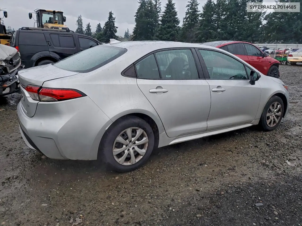 5YFEPRAE2LP014685 2020 Toyota Corolla Le