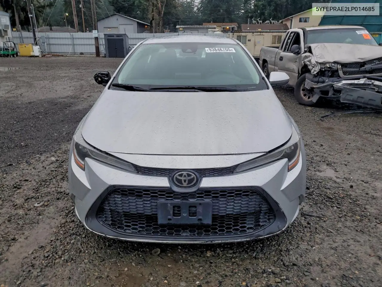 5YFEPRAE2LP014685 2020 Toyota Corolla Le