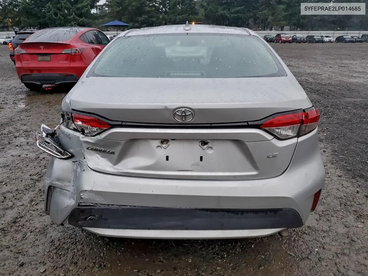 5YFEPRAE2LP014685 2020 Toyota Corolla Le