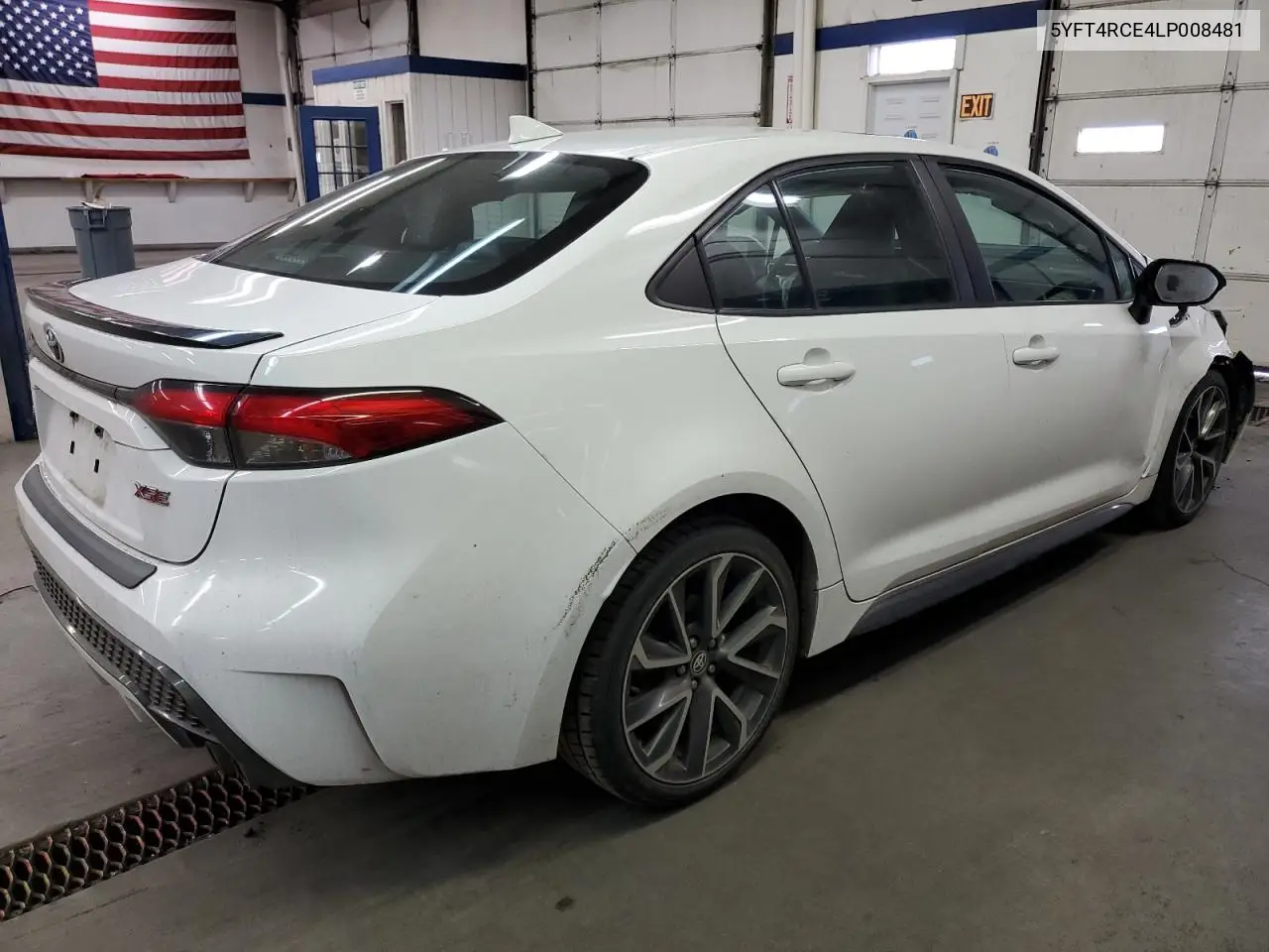 5YFT4RCE4LP008481 2020 Toyota Corolla Xse