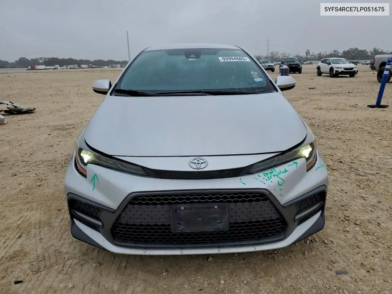 5YFS4RCE7LP051675 2020 Toyota Corolla Se