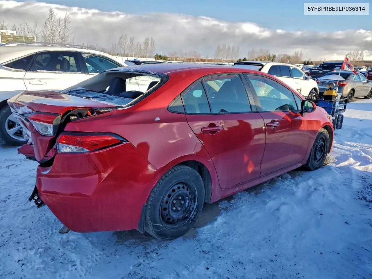 5YFBPRBE9LP036314 2020 Toyota Corolla Le
