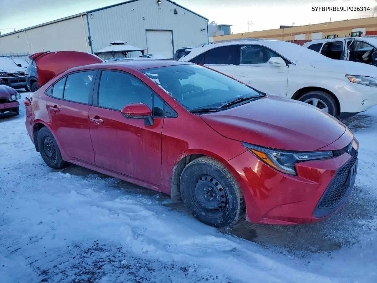 5YFBPRBE9LP036314 2020 Toyota Corolla Le