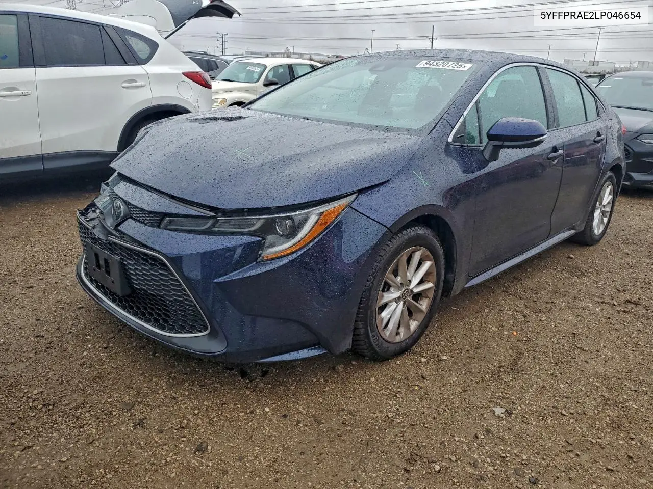 5YFFPRAE2LP046654 2020 Toyota Corolla Xle