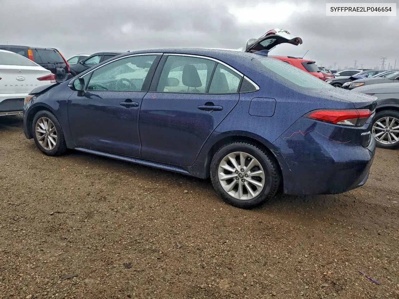 5YFFPRAE2LP046654 2020 Toyota Corolla Xle