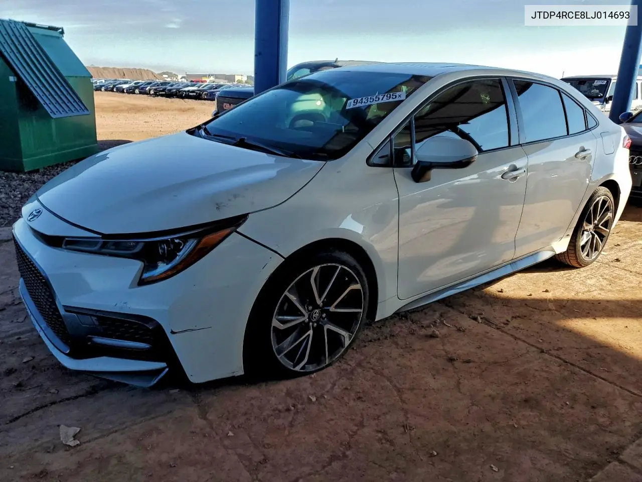 JTDP4RCE8LJ014693 2020 Toyota Corolla Se