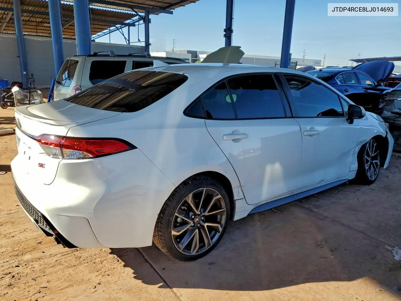 JTDP4RCE8LJ014693 2020 Toyota Corolla Se